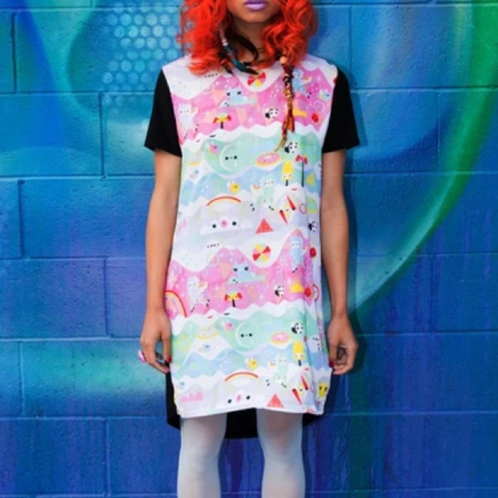 JapanLA x Crowded Teeth shirt dress
